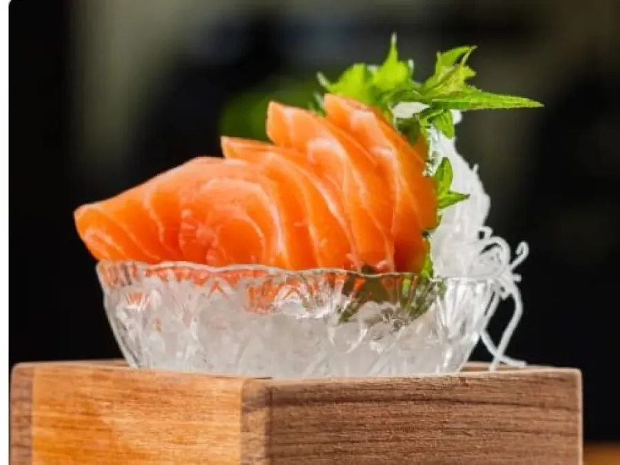 Sashimi de salmão 5un